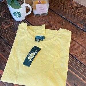NWT 🏷 Lauren Ralph Lauren Yellow T-Shirt 💛